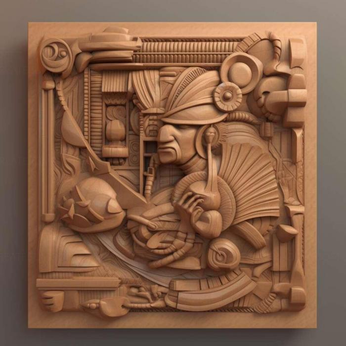 نموذج ثلاثي الأبعاد لآلة CNC 3D Art 